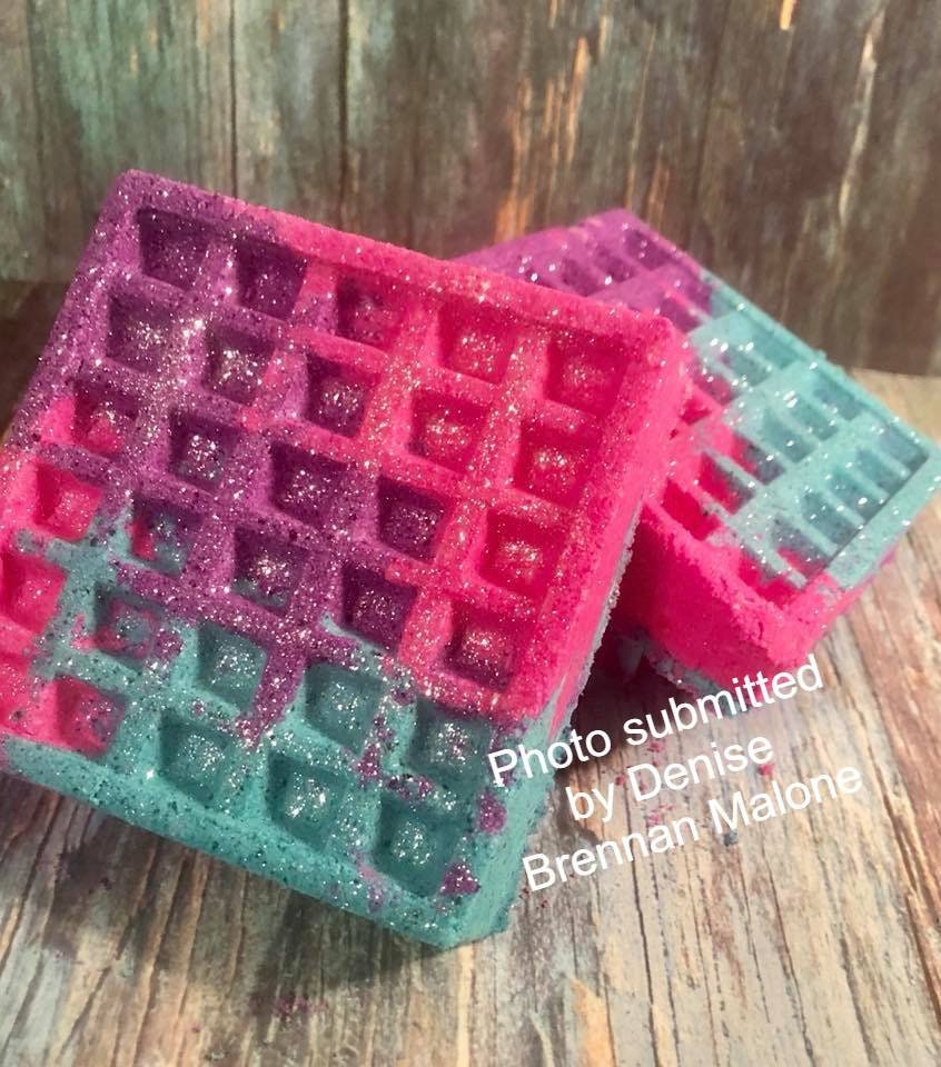 Square Waffle Plastic Mold or Silicone mold, bath bomb mold, soap mold, waffle mold, resin mold, candy mold, chocolate mold, food mold, wax