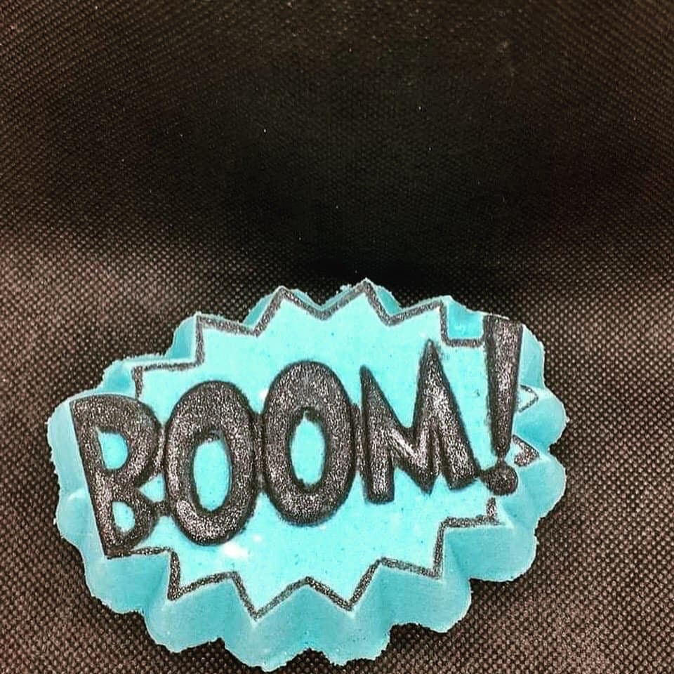 Comic Phrases Plastic Mold or Silicone mold, bath bomb mold, soap mold, pow mold, resin mold, bang mold, bam mold, wow mold, pow mold, boom