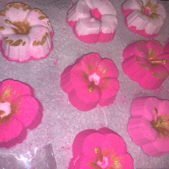 Hibiscus Plastic Mold or Silicone mold, bath bomb mold, soap mold, flower mold, resin mold, hibiscus mold, floral mold, tropical flower mold
