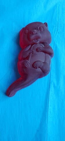 Otter Plastic Mold or Silicone mold, bath bomb mold, soap mold, animal mold, resin mold, otter mold, cute mold, kawaii mold, candle mold