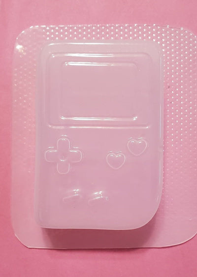 Retro Handheld Game System Plastic Mold or Silicone mold, bath bomb mold, soap mold, retro mold, resin mold, game controller mold,gamer mold