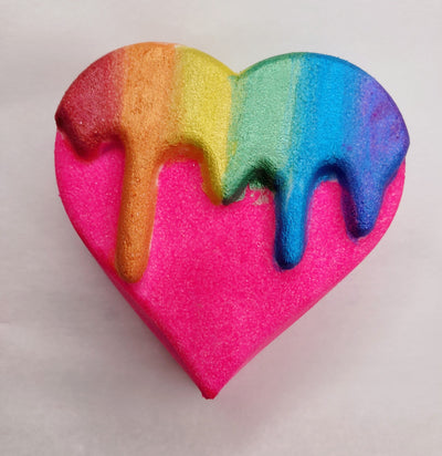 Drippy Heart Plastic Mold or Silicone mold, bath bomb mold, soap mold, heart mold, resin mold, drippy mold, love mold, cute, chocolate mold