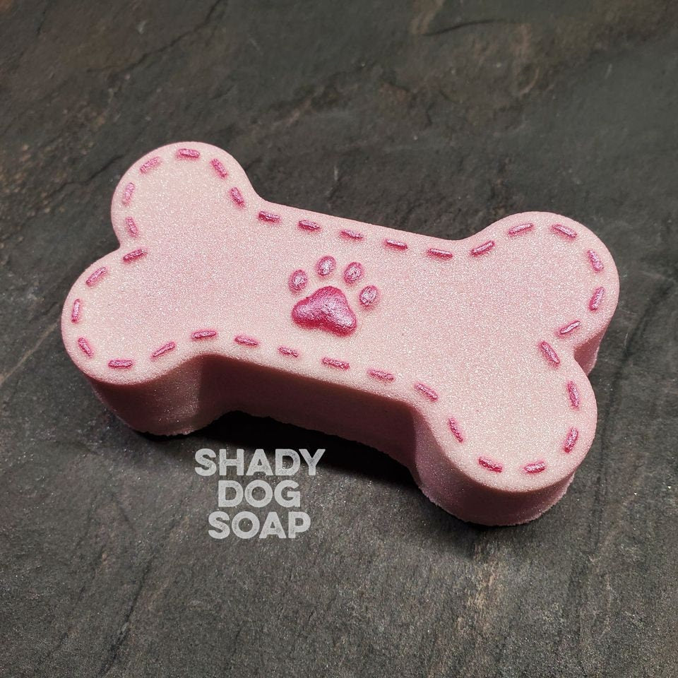 Stitched Dog Bone Plastic Mold or Silicone mold, bath bomb mold, soap mold, bone mold, resin mold, dog mold, puppy mold, cute mold, kawaii