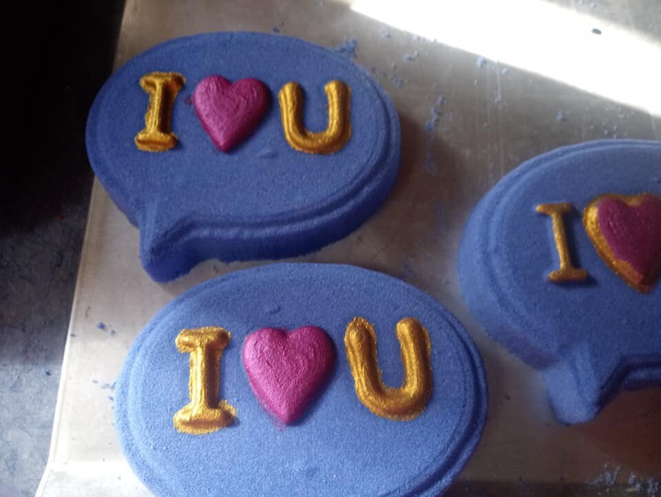 I Love You Conversation Bubble Plastic Mold or Silicone mold, bath bomb mold, soap mold, convo mold, resin mold, love mold, cute mold, heart