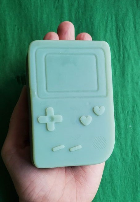 Retro Handheld Game System Plastic Mold or Silicone mold, bath bomb mold, soap mold, retro mold, resin mold, game controller mold,gamer mold