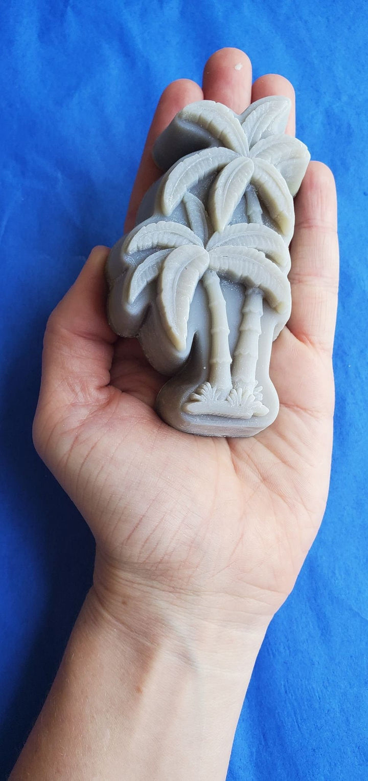 Palm Tree Plastic Mold or Silicone mold, bath bomb mold, soap mold, tree mold, resin mold, palm tree mold, chocolate mold, candy mold, tree
