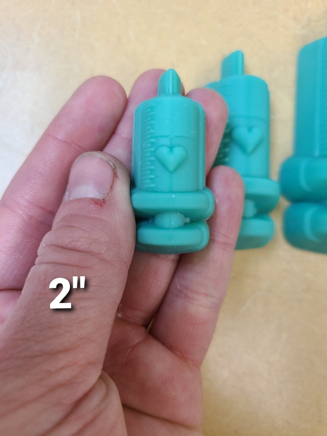 Syringe Plastic or Silicone mold, bath bomb mold, soap mold, nurse mold, resin mold, medical mold, doctor mold, Vet mold, chocolate mold