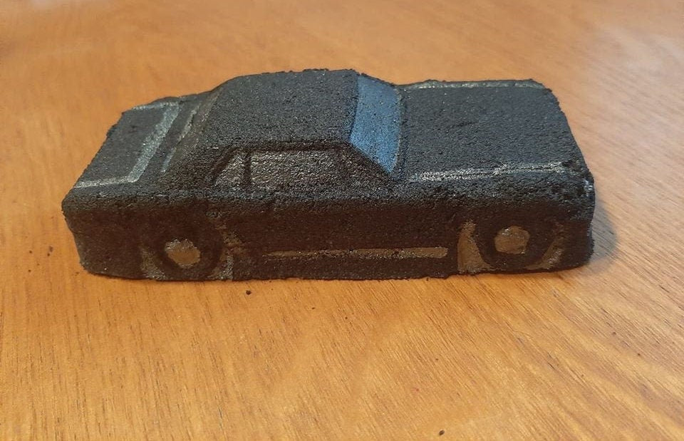 Classic Muscle Car Plastic Mold or Silicone mold, bath bomb mold, soap mold, car mold, resin mold, muscle mold, sport car mold, mustang mold