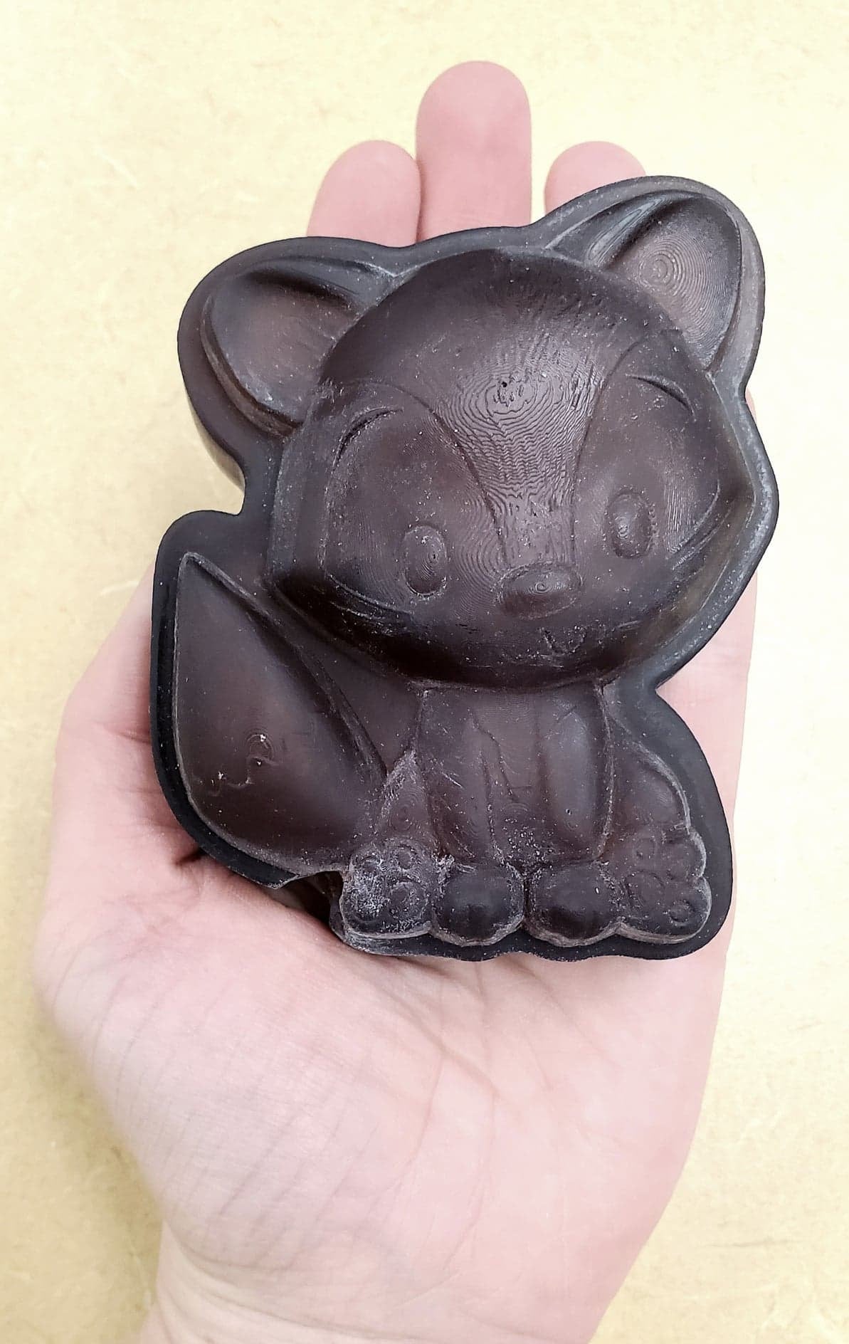 Fox Cutie Plastic Mold or Silicone mold, bath bomb mold, soap mold, fox mold, resin mold, cutie mold, chocolate mold, kit mold, foxy mold