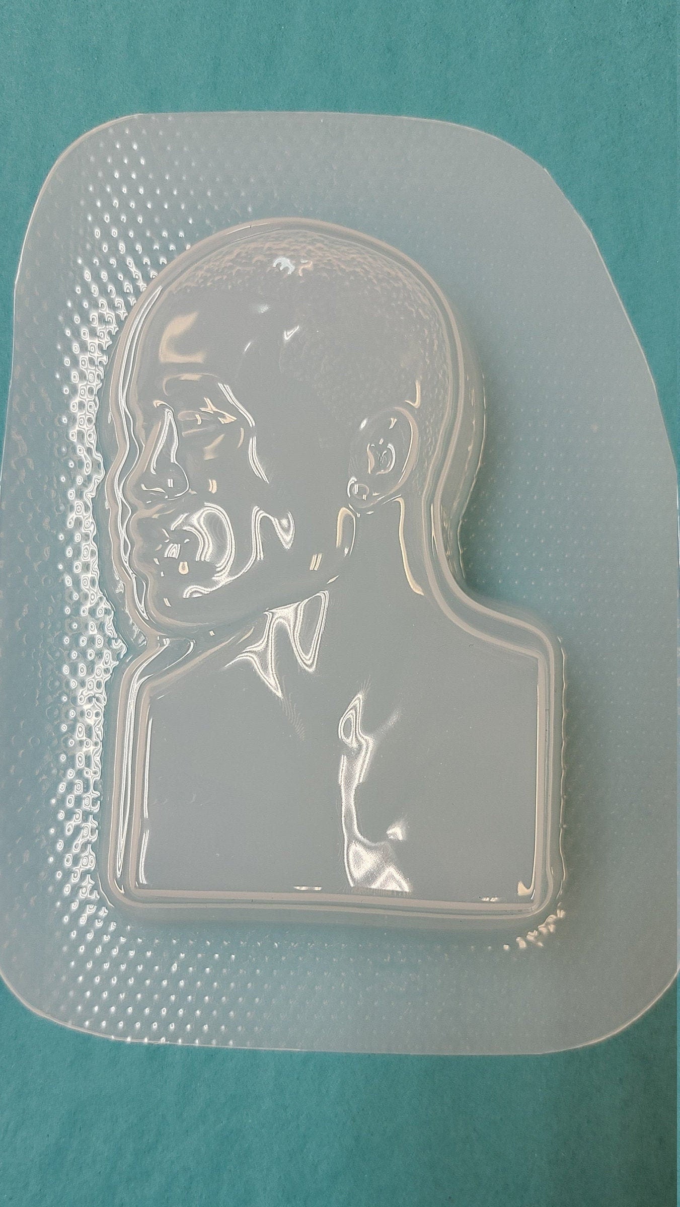 Gentleman Profile #1 Plastic Mold or Silicone mold, bathbomb mold, soap mold, man mold, resin mold, gentleman mold, chocolate mold, guy mold