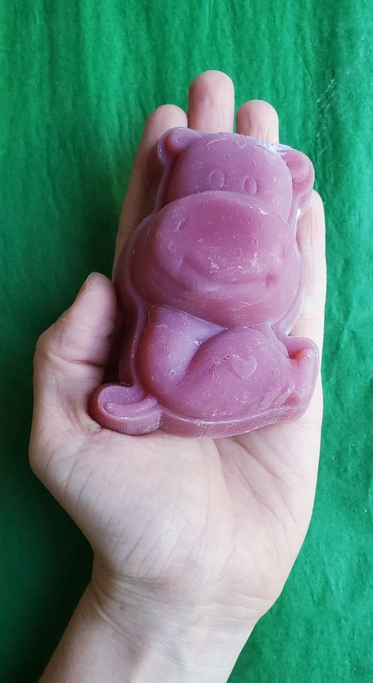 Hippo Cutie Plastic Mold or Silicone mold, bath bomb mold, soap mold, hippo mold, resin mold, cutie mold, chocolate mold, animal mold, zoo