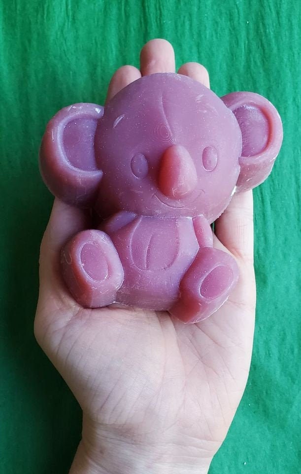 Koala Cutie Plastic Mold or Silicone mold, bath bomb mold, soap mold, koala mold, resin mold, cutie, chocolate mold, baby mold, bear mold