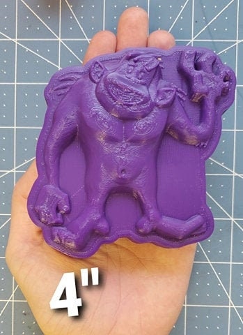 Cartoon Yeti Plastic Mold or Silicone mold, bath bomb mold, soap mold, yeti mold, resin mold, big foot mold, chocolate mold, kawaii mold