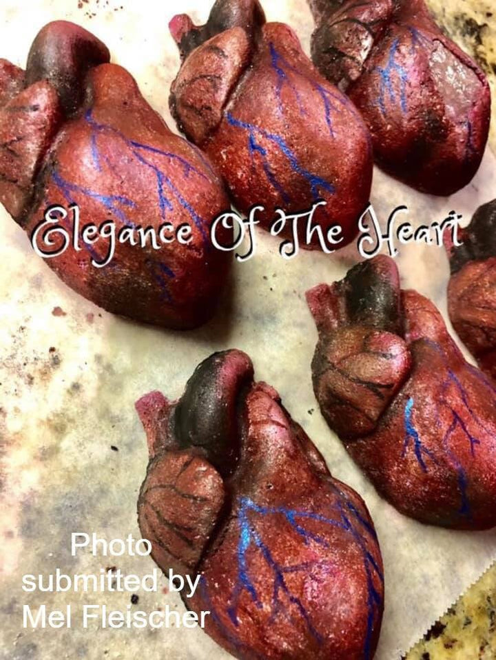 Human Heart Plastic Mold or silicone mold, Resin Mold, heart Mold, clay mold, soap mold, wax mold, anatomy mold, human mold, bath bomb mold