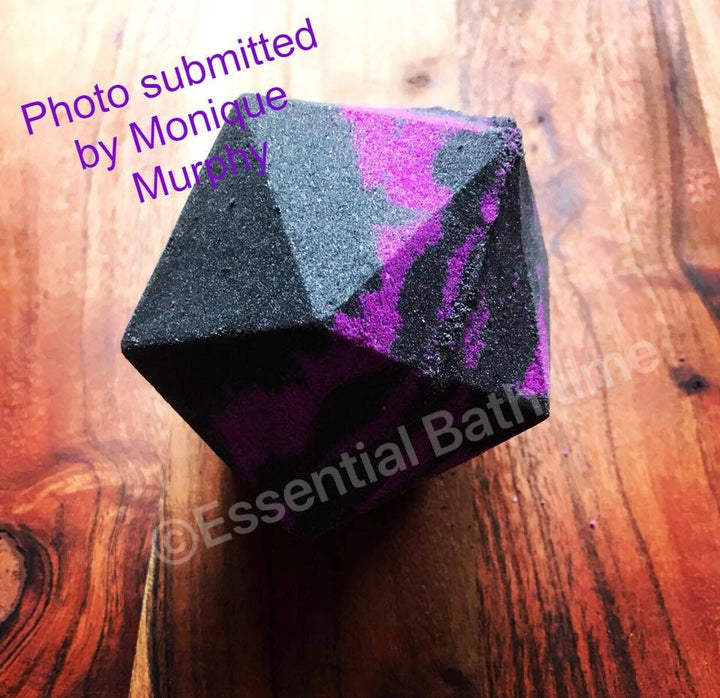 Icosahedron Plastic Mold, dice mold, bath bomb mold, soap mold, 2 part mold, d20 mold, nerd mold, geeky mold, geek mold, gamer mold,d20 dice