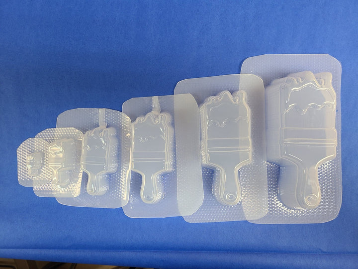 Drippy Paint Brush Plastic Mold or Silicone mold, bath bomb mold, soap mold, paintbrush mold, resin mold, paint mold, paint brush mold, cute