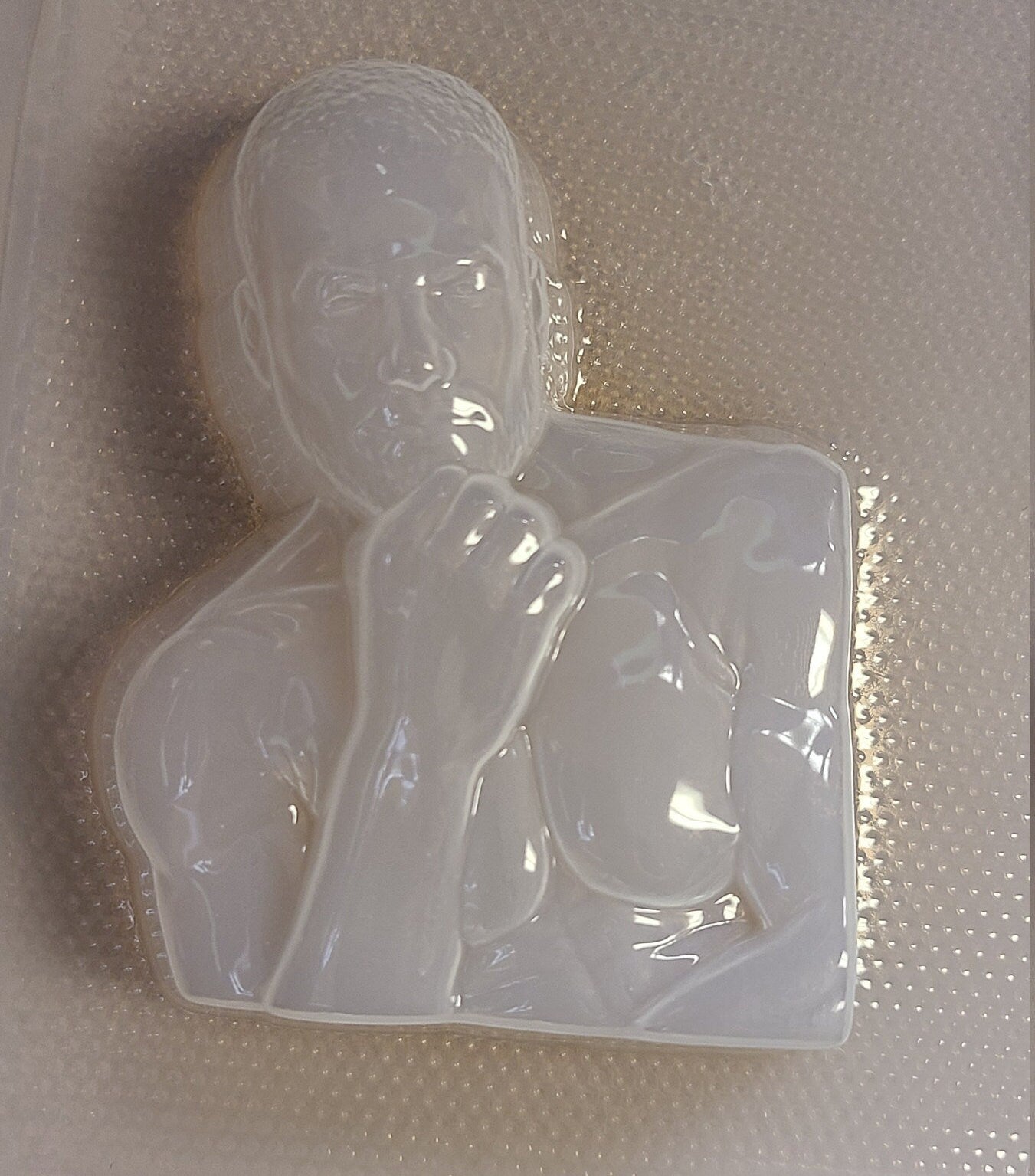 Gentleman Profile #2 Plastic Mold or Silicone mold, bathbomb mold, soap mold, man mold, resin mold, gentleman mold, chocolate mold, guy mold