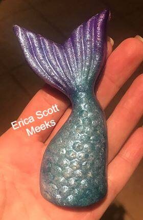 Mermaid Tail Plastic Mold or Silicone mold, soap mold, mermaid mold, resin mold, tail mold, fantasy mold, party favor, mould, chocolate mold