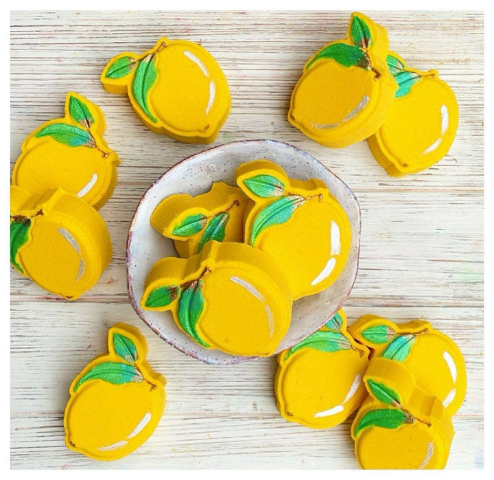 Simple Lemon Plastic Mold or Silicone mold, bath bomb mold, soap mold, lemon mold, resin mold, citrus mold, fruit mold, food mold, lime mold