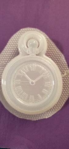 Pocket Watch Plastic Mold or Silicone mold, bath bomb mold, soap mold, pocket mold, resin mold, poket watch mold, watch mold, fathers day