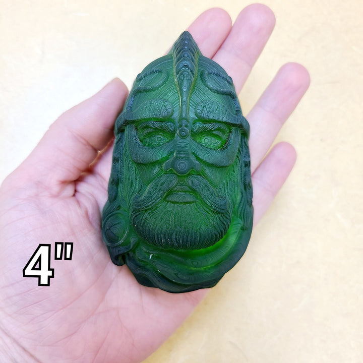 Viking Warrior Head Mold - Plastic Mold or Silicone Mold, Chocolate Mold, Soap Mold, Bathbomb Mold, Wax Mold, Wax melt Mold, Bath Bomb Mold