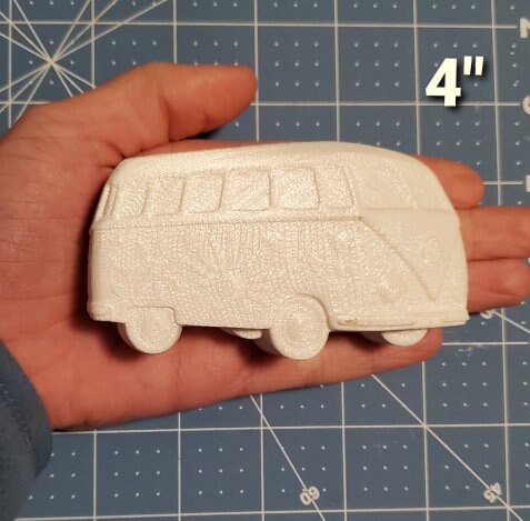 Groovy Bus Plastic Mold or Silicone mold, bath bomb mold, soap mold, bus mold, resin mold, flower power mold, peace mold, 80&