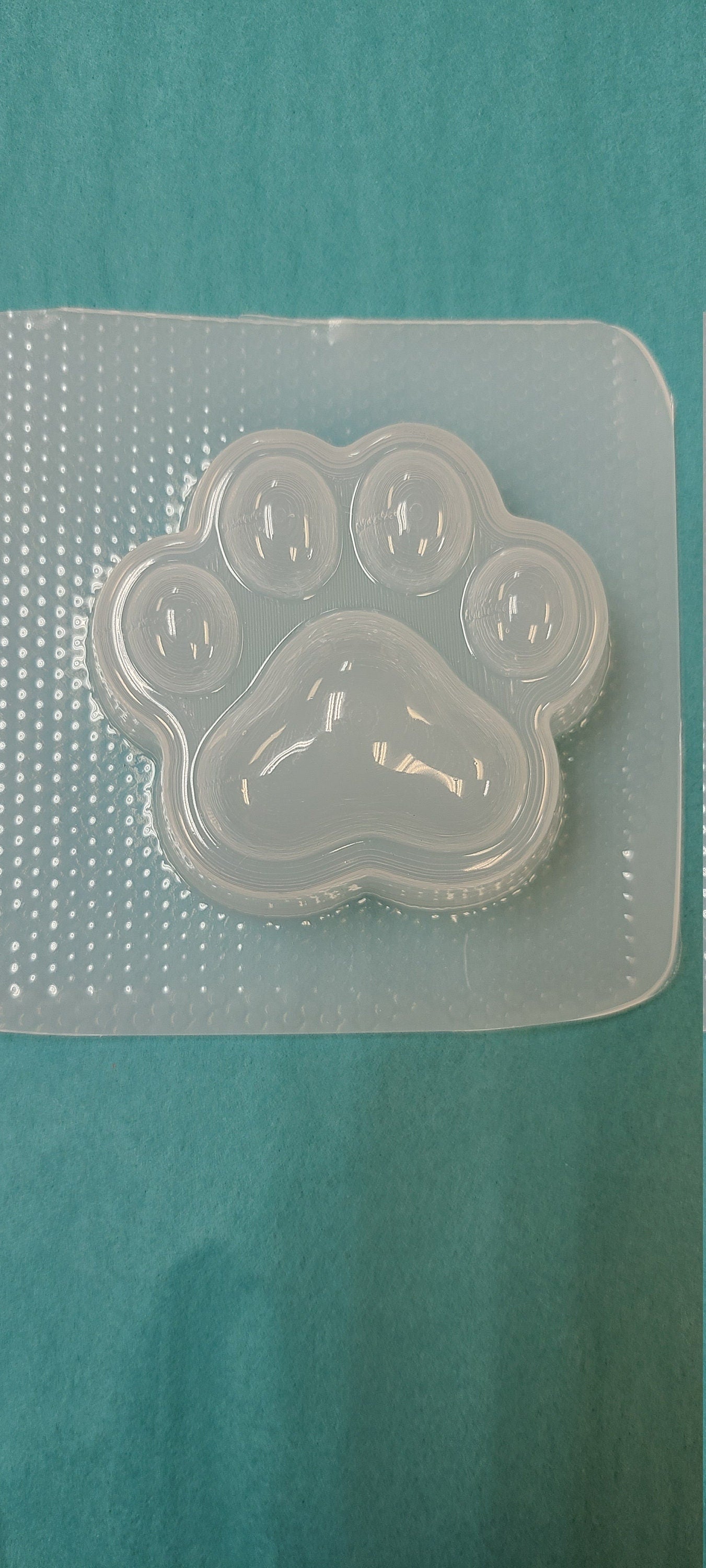 Cat Paw Plastic Mold or Silicone mold, bath bomb mold, soap mold, paw mold, resin mold, panther mold, chocolate mold,cat paw mold, Cat mold