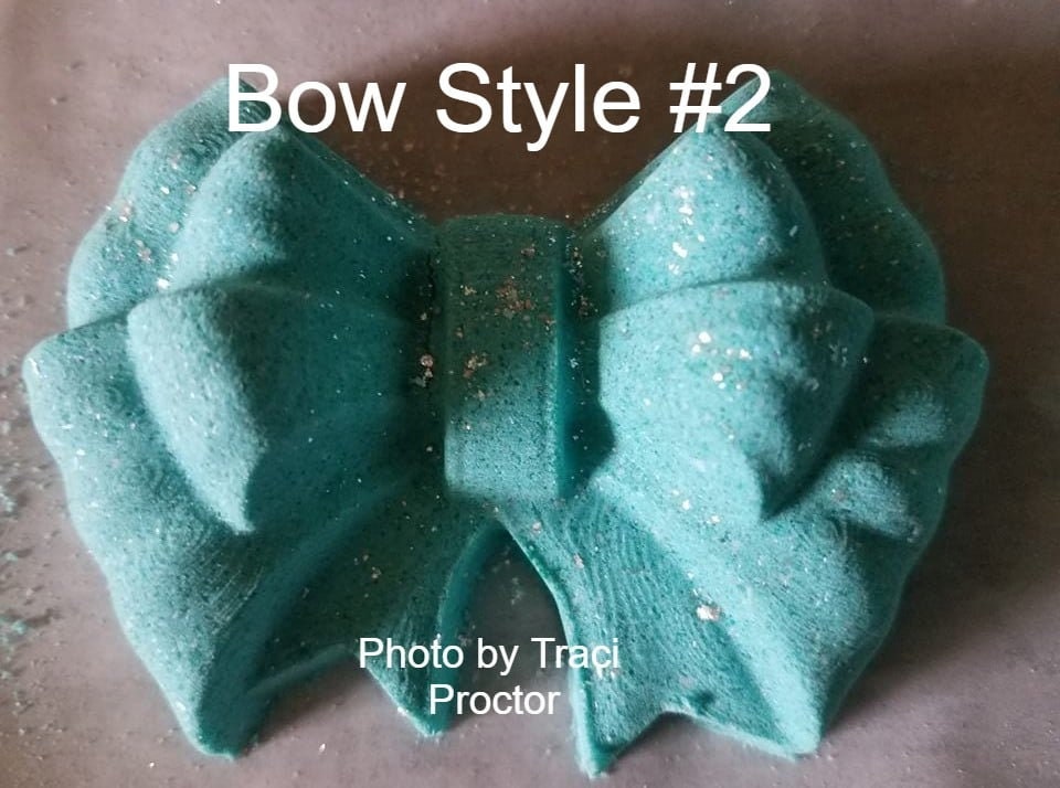 Puffy Bow #2 Plastic Mold or Silicone mold, bath bomb mold, soap mold, hair bow mold, resin mold, candy mold, chocolate mold, ribbon mold