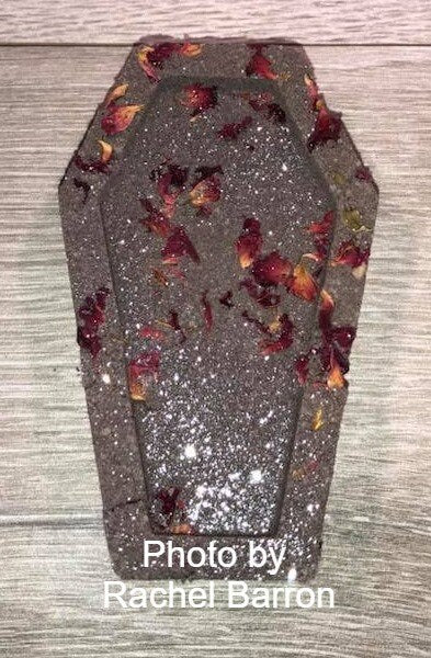 Inset Coffin Plastic Mold, bath bomb mold, soap mold, candle mold, casket mold, large mold, bubble bar, bath bomb, resin mold, flexible mold
