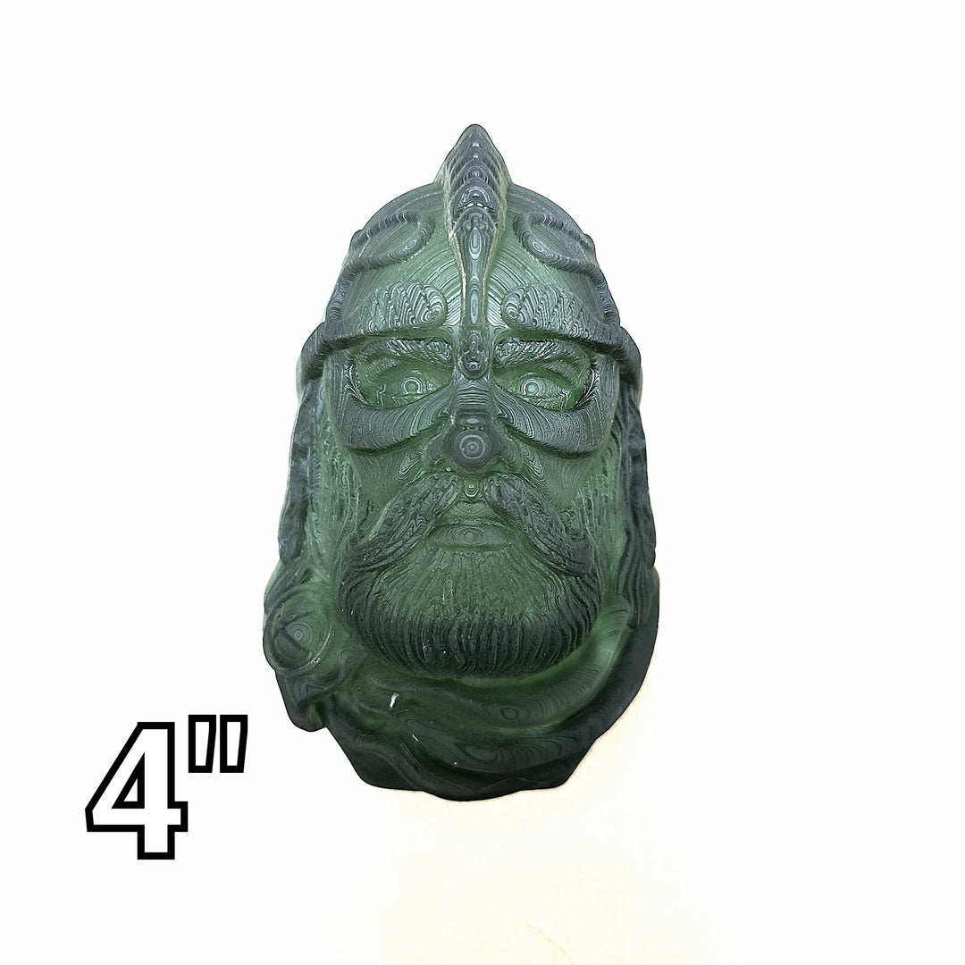 Viking Warrior Head Mold - Plastic Mold or Silicone Mold, Chocolate Mold, Soap Mold, Bathbomb Mold, Wax Mold, Wax melt Mold, Bath Bomb Mold