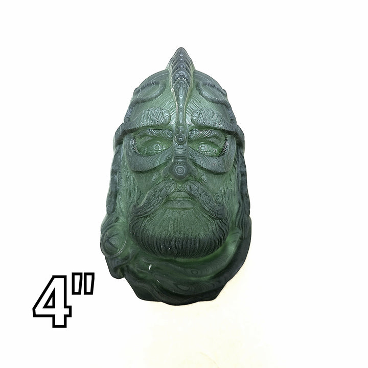 Viking Warrior Head Mold - Plastic Mold or Silicone Mold, Chocolate Mold, Soap Mold, Bathbomb Mold, Wax Mold, Wax melt Mold, Bath Bomb Mold