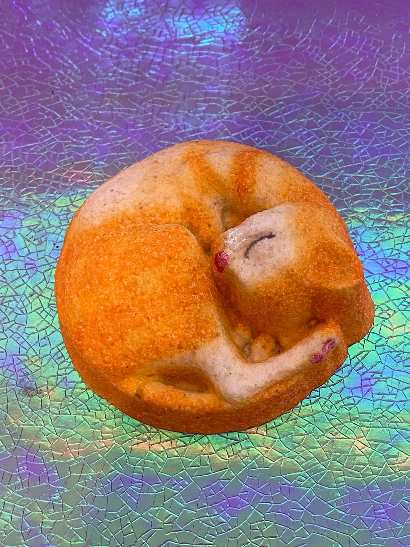 Sleeping Cat Plastic Mold or Silicone mold, bath bomb mold, soap mold, cat mold, resin mold, chocolate mold, kitten mold, tabby mold,kitty