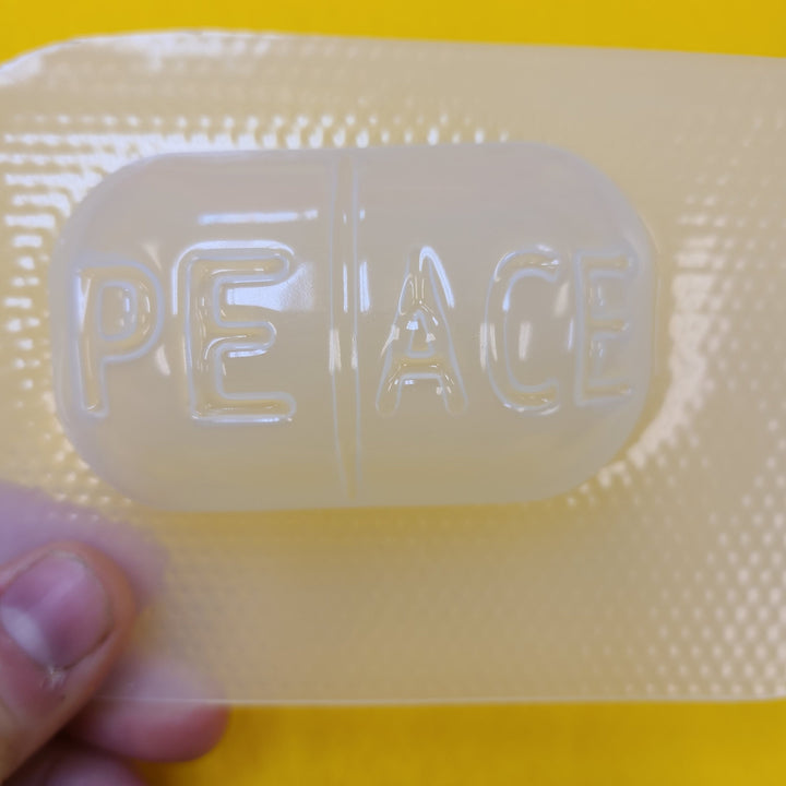 Pill Plastic Mold chill mold, bathbomb mold, soap mold, relax mold, tablet mold, chilax mold, aspirin mold, calm mold, R&amp;R