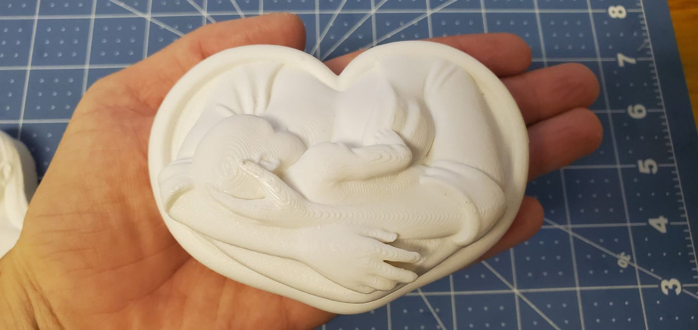 So Dear To My Heart Plastic Mold or Silicone mold, bath bomb mold, soap mold, breastfeeding mold, resin mold, mother mold, mom mold, heart