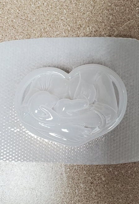 So Dear To My Heart Plastic Mold or Silicone mold, bath bomb mold, soap mold, breastfeeding mold, resin mold, mother mold, mom mold, heart