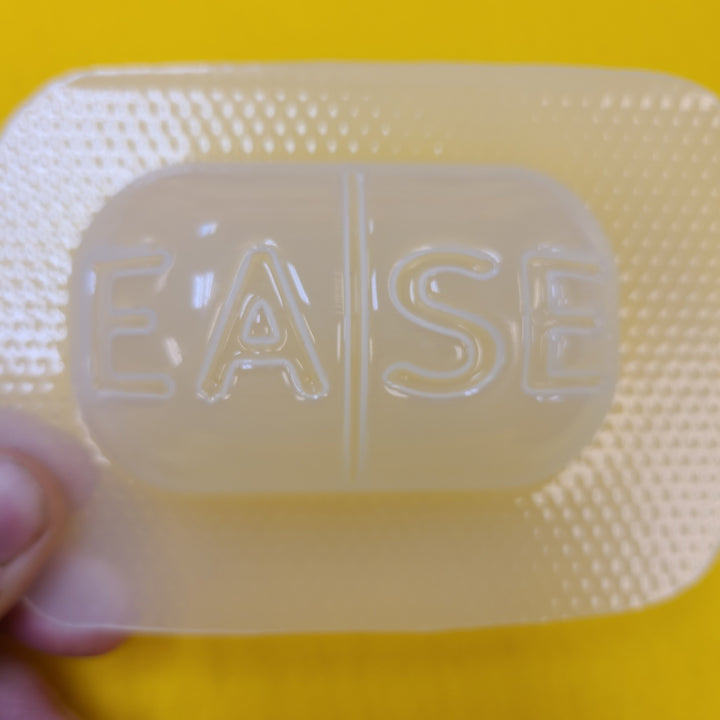 Pill Plastic Mold chill mold, bathbomb mold, soap mold, relax mold, tablet mold, chilax mold, aspirin mold, calm mold, R&amp;R