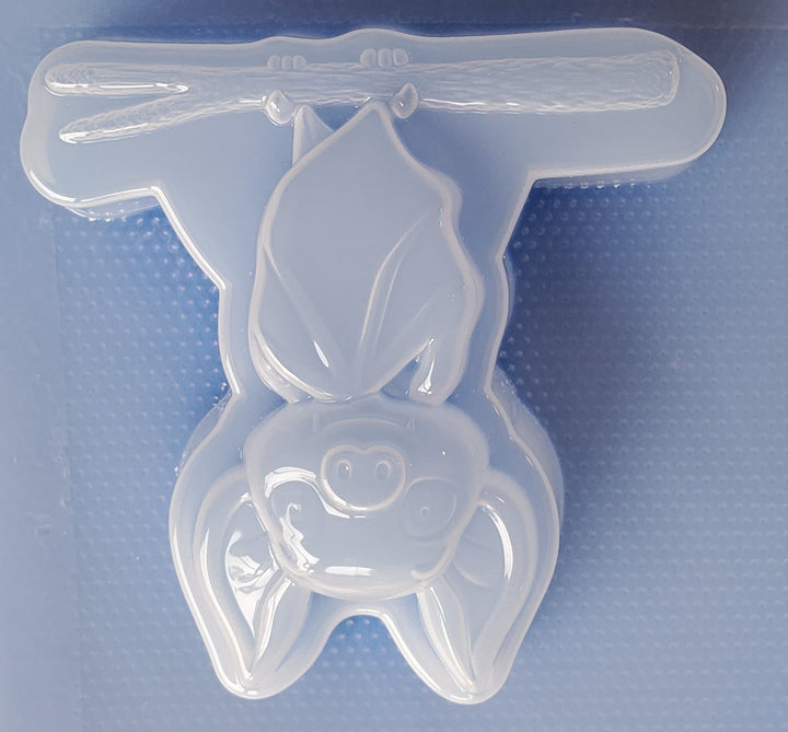 Cartoon Hanging Bat Plastic Mold or Silicone mold, bath bomb mold, soap mold, bat mold, resin mold, vampire mold, cartoon mold, kawaii mold