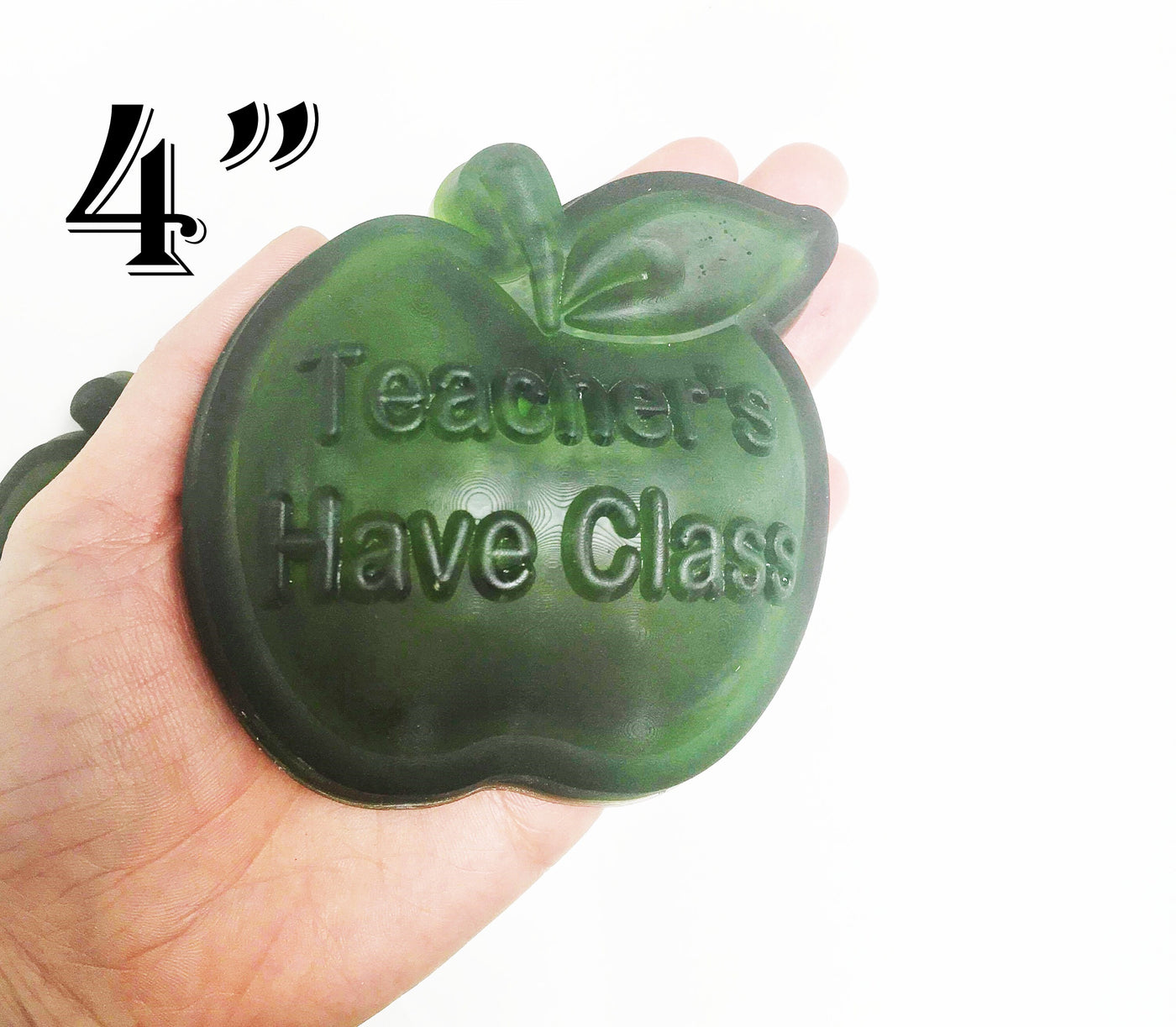 Teachers Have Class Apple Plastic Mold or Silicone mold, bath bomb mold, soap mold, apple mold, resin mold, fruit mold, food mold, chocolate