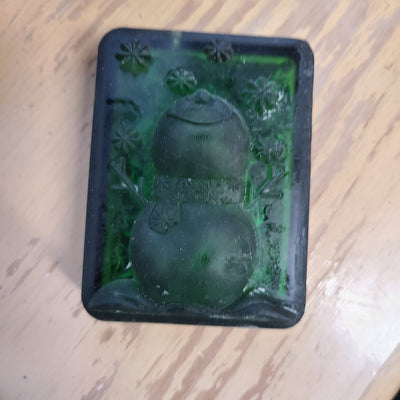 Snowman Catching Snowflakes Plastic Mold or Silicone mold, bath bomb mold, soap mold, resin mold, Snowman mold, chocolate mold, Snow mold