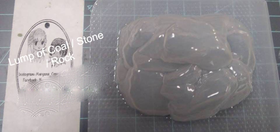 Lump of Coal Plastic Mold or Silicone mold, bath bomb mold, soap mold, resin mold, coal mold, chocolate mold, Snow mold, rock mold. stone