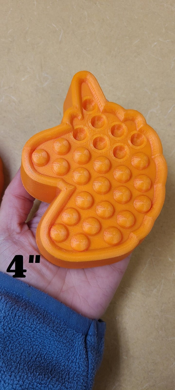 Unicorn Pop It Plastic Mold or Silicone mold, bath bomb mold, soap mold, unicorn mold, resin mold, Pop it mold, chocolate mold, fantasy mold