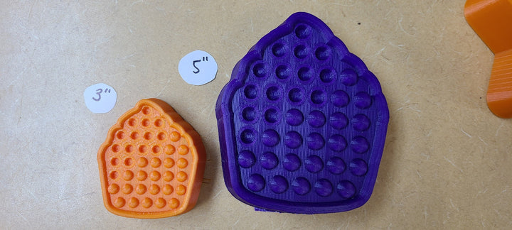 Cupcake Pop It Plastic Mold or Silicone mold, bath bomb mold, soap mold, Cupcake mold, resin mold, Pop it mold, chocolate mold, Cake Mold