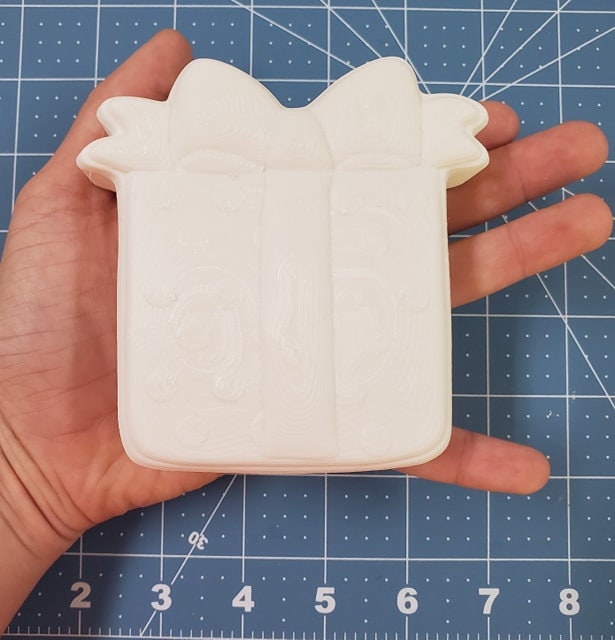 Simple Present Plastic Mold or Silicone mold, bath bomb mold, soap mold, present mold, resin mold, gift mold, package mold, chocolate mold