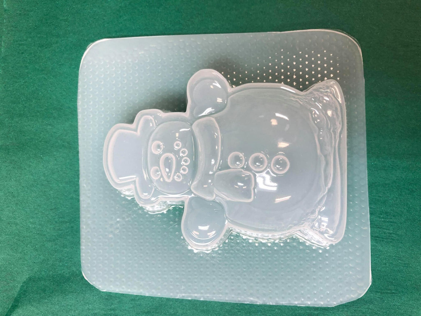 Snowman Plastic Mold or Silicone mold, bath bomb mold, soap mold, resin mold, Snowman mold, chocolate mold, winter Snow mold, chocolate mold