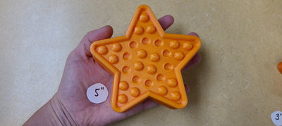 Star Pop It Plastic Mold or Silicone mold, bath bomb mold, soap mold, Sky mold, resin mold, Pop it mold, chocolate mold, Star mold, Galaxy