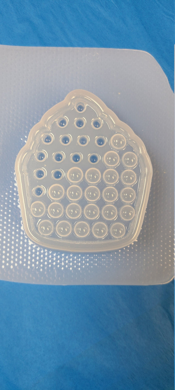 Cupcake Pop It Plastic Mold or Silicone mold, bath bomb mold, soap mold, Cupcake mold, resin mold, Pop it mold, chocolate mold, Cake Mold