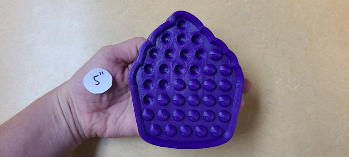Cupcake Pop It Plastic Mold or Silicone mold, bath bomb mold, soap mold, Cupcake mold, resin mold, Pop it mold, chocolate mold, Cake Mold