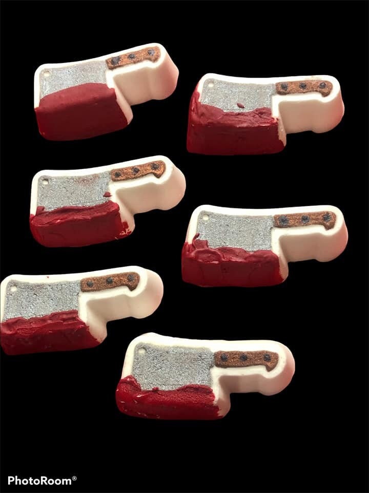Cleaver Knife Plastic Mold or Silicone Mold, Resin Mold, Soap Mold, bath bomb mold, blade mold, dagger mold, butcher knife mold, cleaver