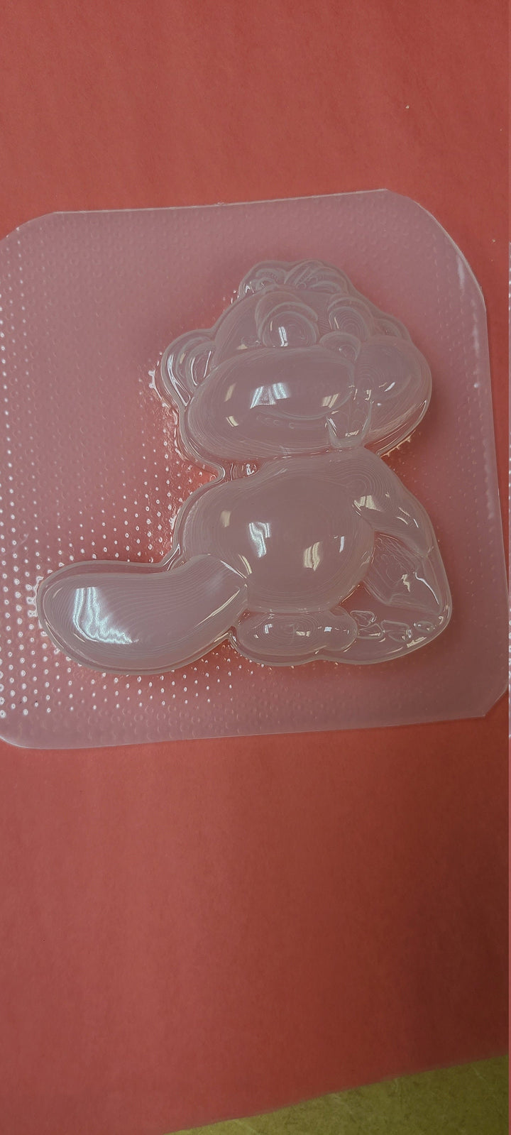 Cartoon Beaver Plastic Mold or Silicone mold, bath bomb mold, soap mold, beaver mold, resin mold, rodent mold, chocolate mold, kawaii mold