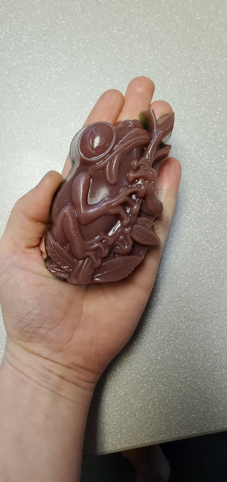 Tree Frog Plastic Mold or Silicone mold, bath bomb mold, soap mold, frog mold, resin mold, tree mold, toad mold, flower mold, realistic frog